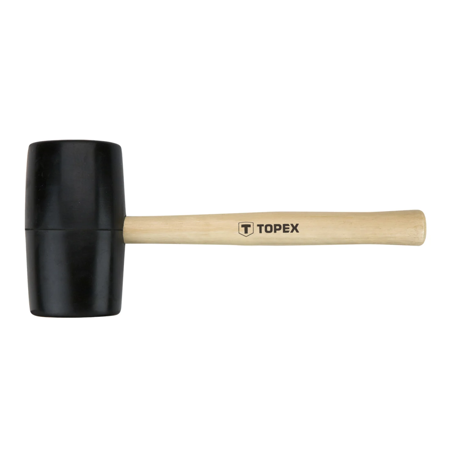 TOPEX Gumikalapács 72mm 900g, keményfa nyél kalapácsok és véső