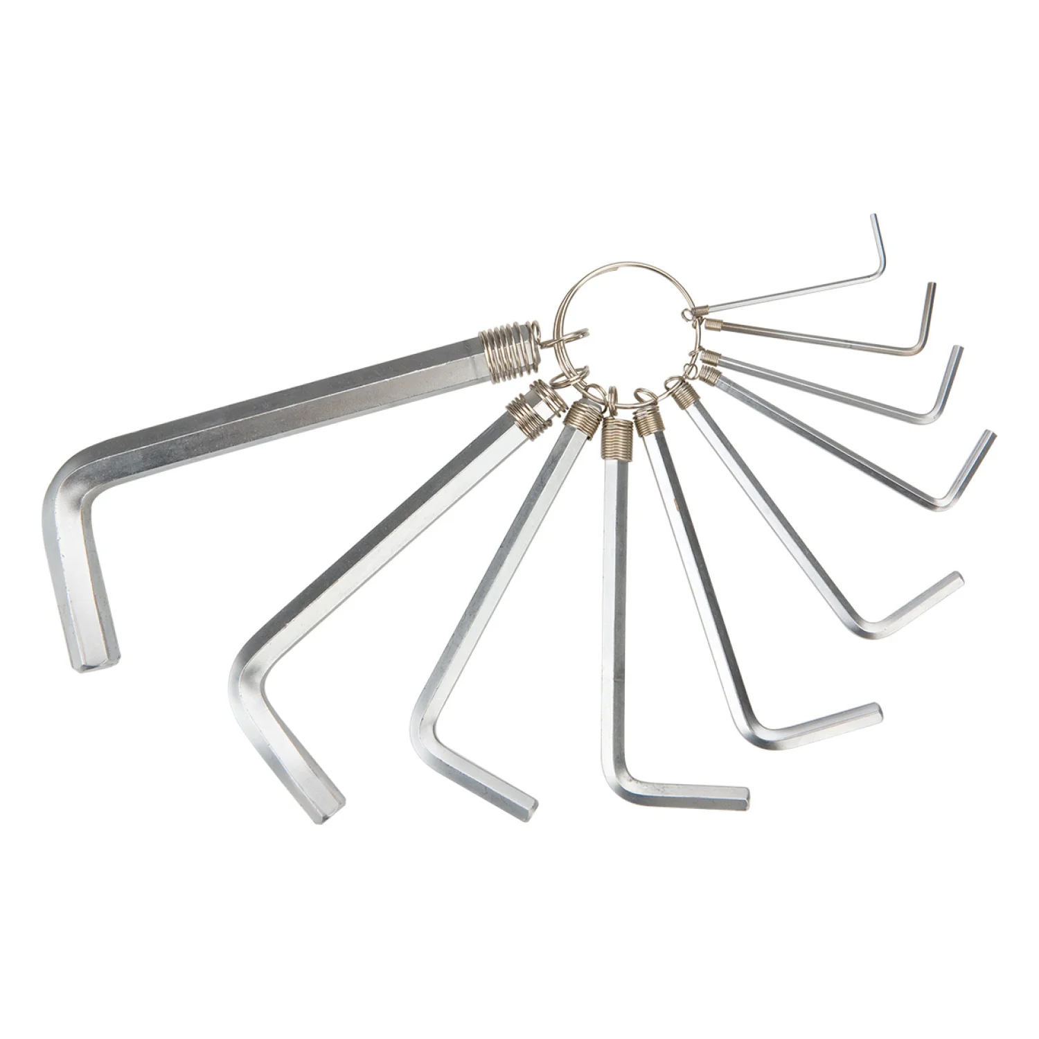 TOPEX Imbuszkulcs készlet 10db, CRV, 1.5-10mm