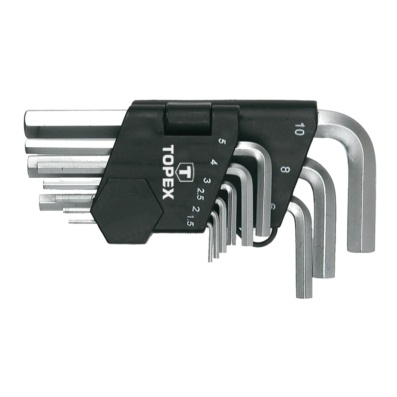 TOPEX Imbuszkulcs készlet 9db, 1.5-10mm