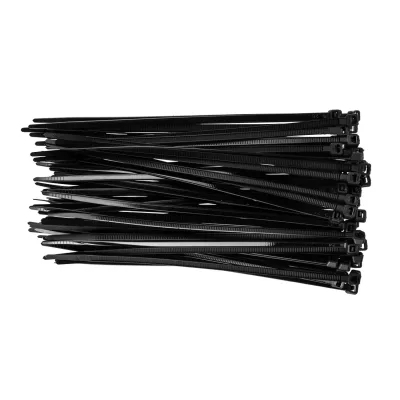 TOPEX Kábelkötegelő, gyorskötöző, 4.8mmx200mm, fekete, 75db, min. rendelés: 5cs villanyszerelő szerszám