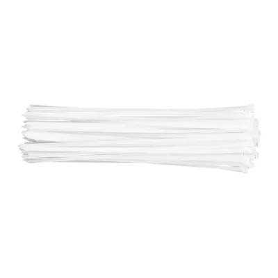 TOPEX Kábelkötegelő, gyorskötöző, 7.6mmx500mm, fehér, 75db villanyszerelő szerszám