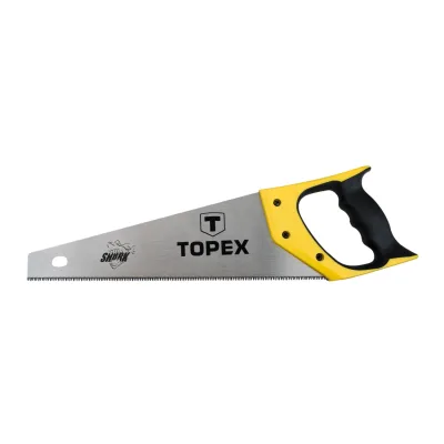 TOPEX Kézifűrész 400mm, 3-as élezés, 7TPI, Shark vágószerszám