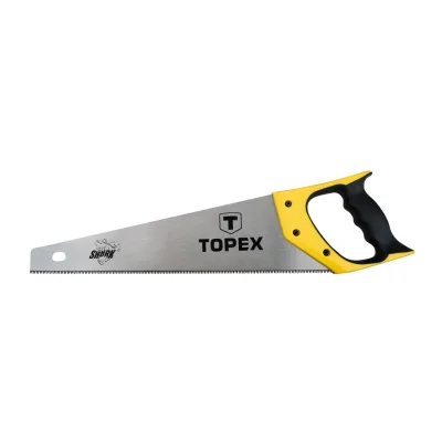 TOPEX Kézifűrész 450mm, 3-as élezés, 7TPI, Shark vágószerszám