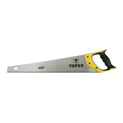 TOPEX Kézifűrész 500mm, 3-as élezés, 11TPI, Shark vágószerszám