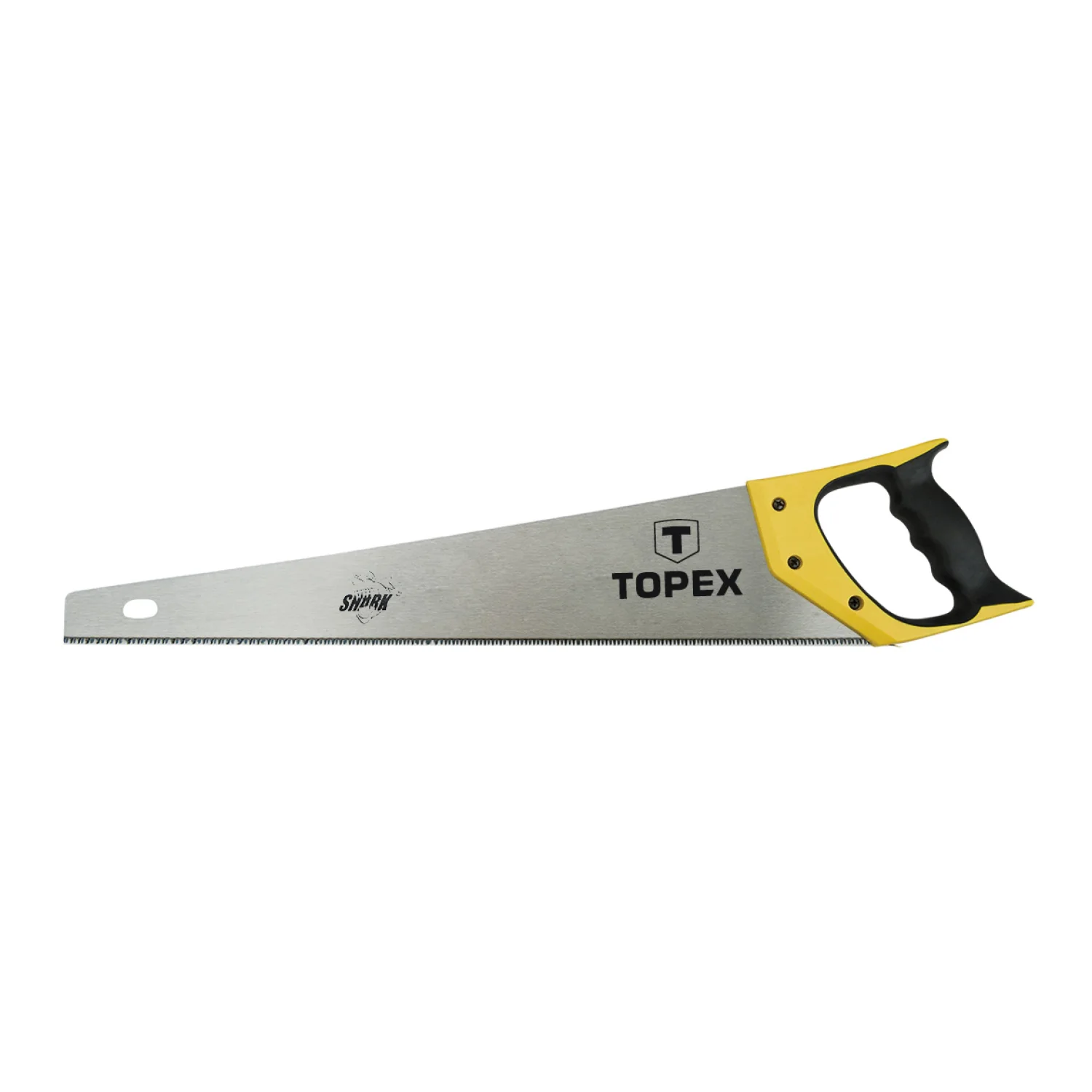 TOPEX Kézifűrész 500mm, 3-as élezés, 11TPI, Shark vágószerszám