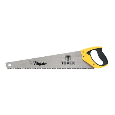 TOPEX Kézifűrész 500mm, 3-as élezés, 7TPI, Aligator vágószerszám