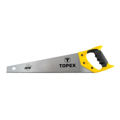 TOPEX Kézifűrész 500mm, 3-as élezés, 7TPI, Shark vágószerszám