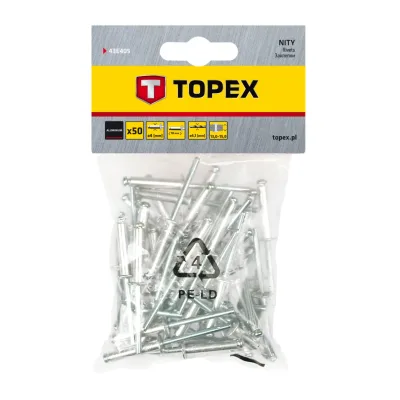 TOPEX Popszegecs 4x18mm, 50db, min. rendelés: 5cs