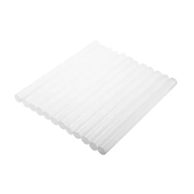 TOPEX Ragasztópatron, 8x100mm, 12db, átlátszó fehér, min. rendelés: 5cs