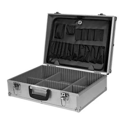 TOPEX Szerszámos koffer alumínium 450x150x320mm szerszámos