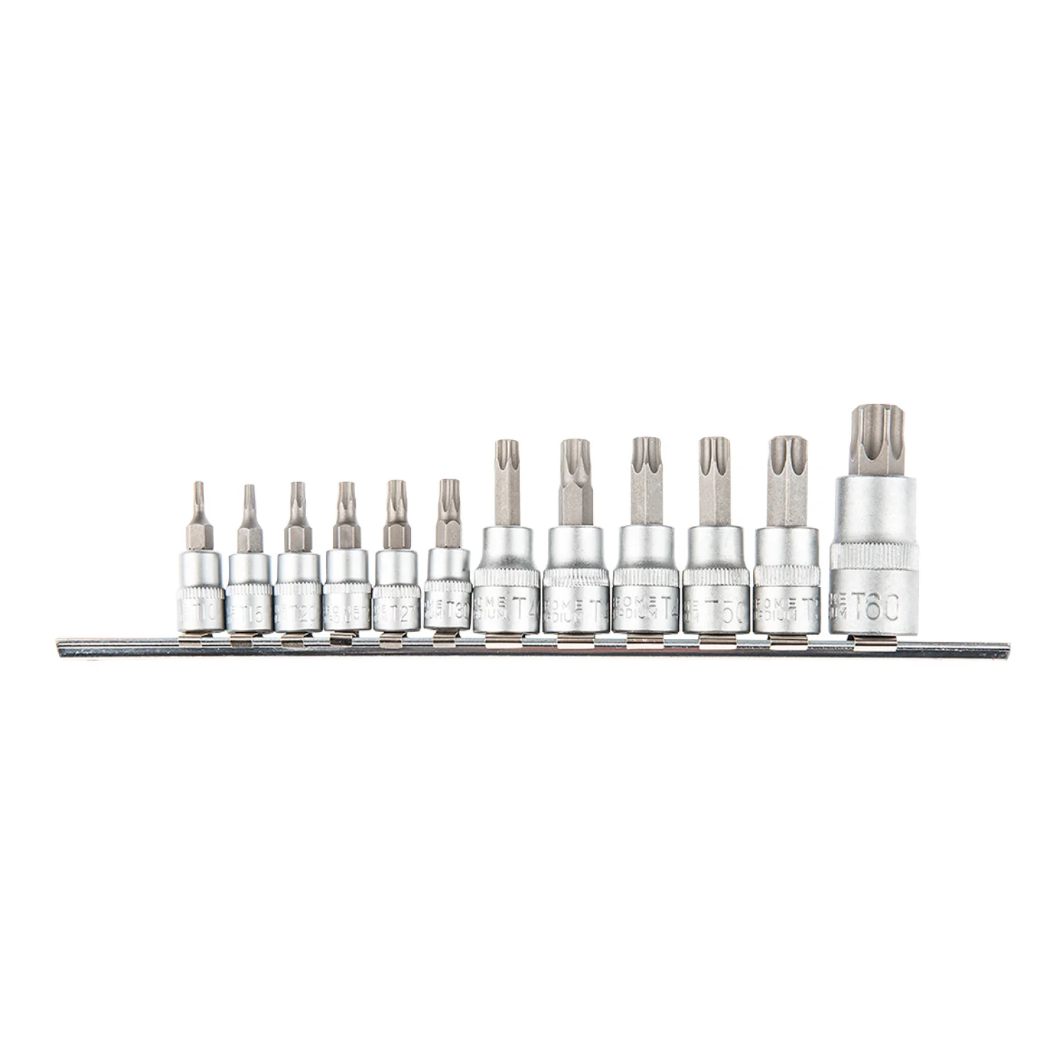 TOPEX Torxbitkészlet 1/4, 3/8, 1/2", 12db kulcs