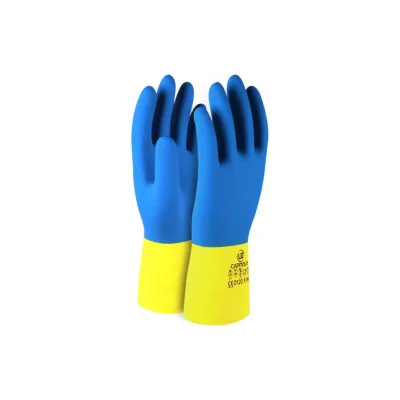 UCI duplán mártott latex kesztyű