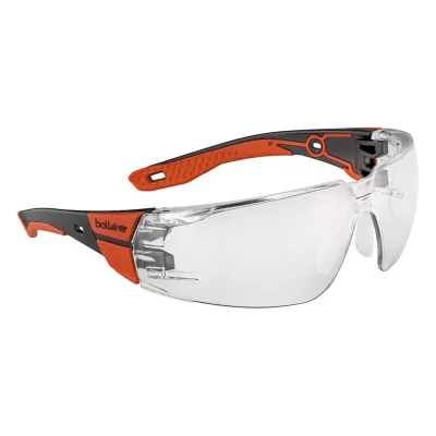 Védőszemüveg BOLLE RUSH 2.0 (átlátszó) BLACK/RED