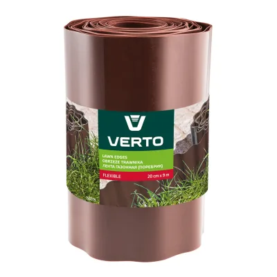 VERTO Ágyásszegély 20cm, 9m, barna kerti kiegészítő