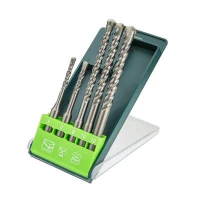VERTO Betonfúró készlet SDS PLUS 5, 6 x110mm + 8, 10, 12 x160mm, 5db fúrószár