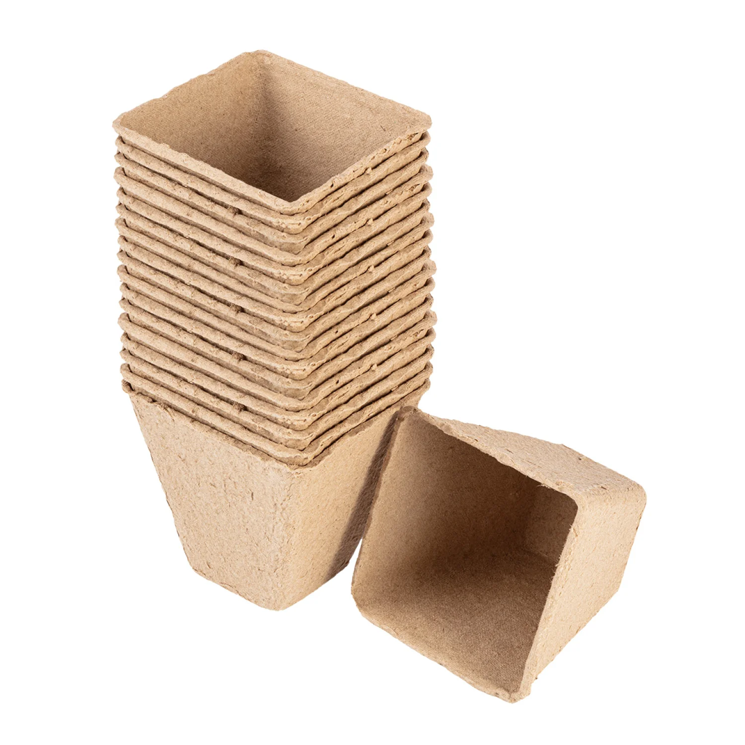 VERTO Palántázó doboz, papír, 8x8x7.8cm, 18db, min. rendelés: 6db kerti kiegészítő